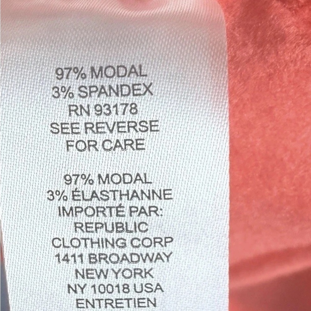 Workshop Republic Women’s Shacket Size M Coral Snap Front Fleece - Picture 5 of 6